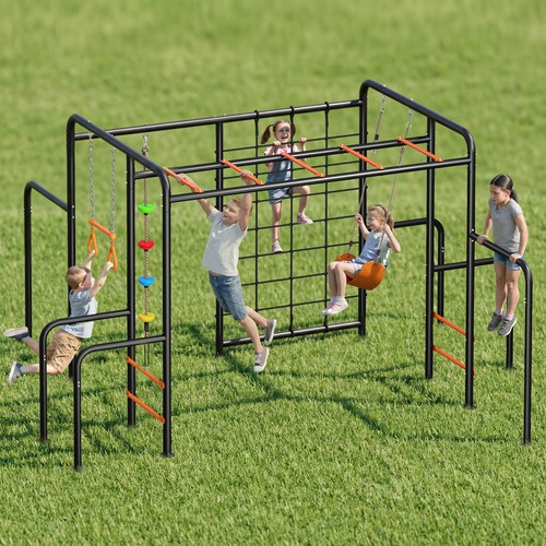 Monkey bars climbing - climbing, net