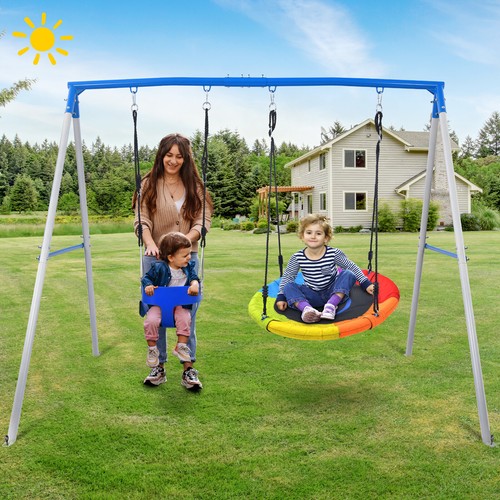 440lbs metal swing set - 440lbs,